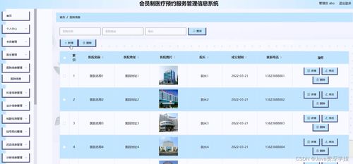 基于SpringBoot與Vue的會員制醫(yī)療預(yù)約服務(wù)管理信息系統(tǒng)集成